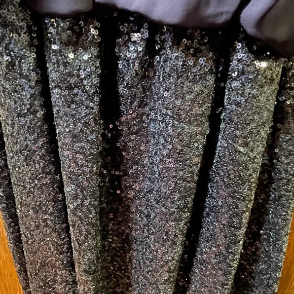 JC Penney dress, never worn. Navy blue - Picture 3 of 4